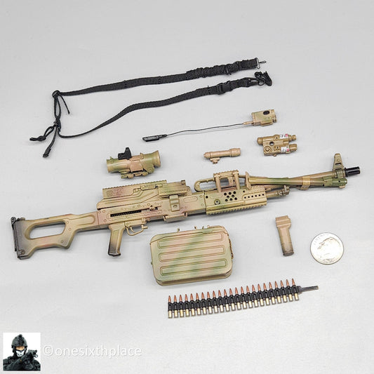 1:6 DamToys Russian Spetsnaz FSB Alpha Group Gunner PKP Machine Gun Set