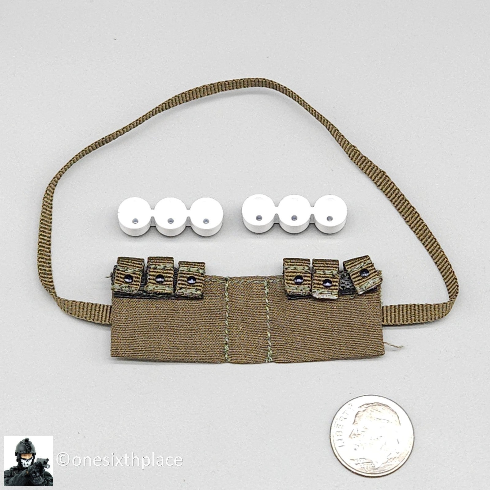 1:6 scale QOrange Vietnam War US Marine Corps in Hue 1968 40mm Grenade Bandolier