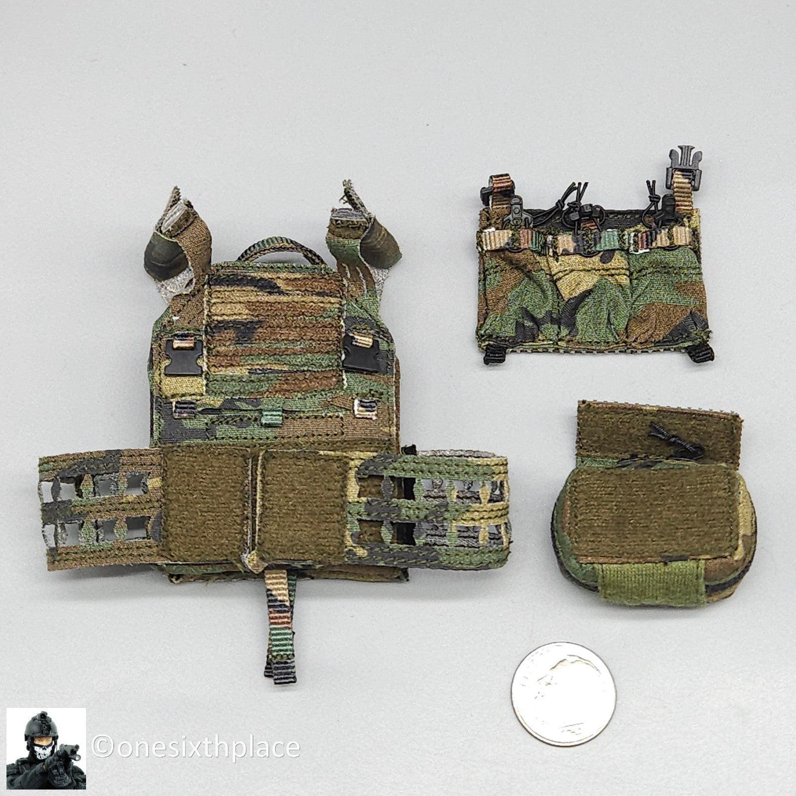 1:6 Easy Simple Veteran Tactical Instructor Ch II SHOT Show Plate Carrier Set
