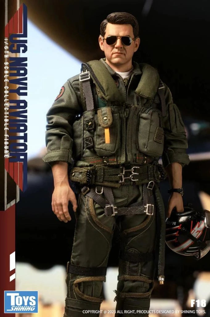 1:6 scale Shinning Toys US Navy F18 Aviator Combat Boots for 12" Figures