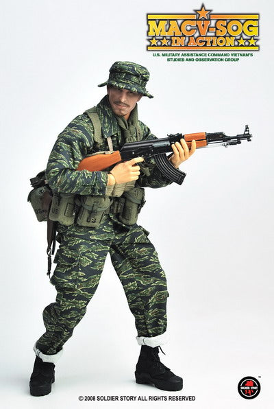 1:6 scale Soldier Story Vietnam MACV-SOG Tigerstripe Camo Uniform for 12" Figures