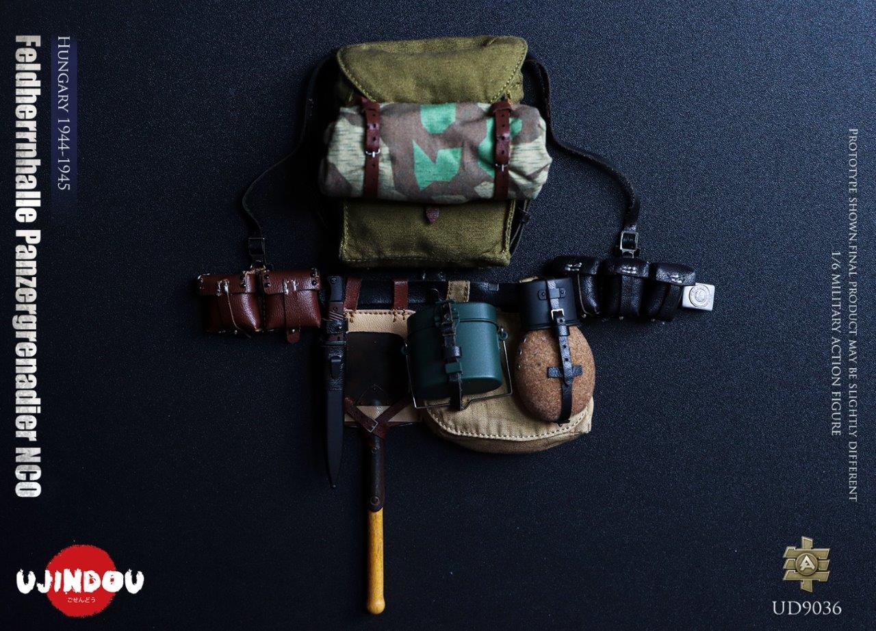 1:6 scale Ujindou WWII German Feldhernhalle Panzergrenadier NCO, Hungary 1944-1945 Figure UD9036