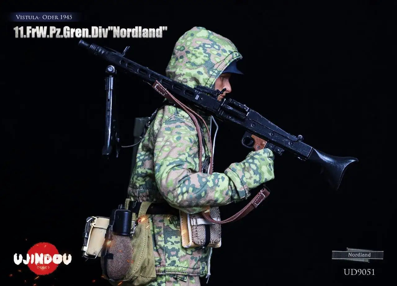 1:6 scale Ujindou WWII German Panzer Grenadier Division "Nordland" 12" Figure UD9051