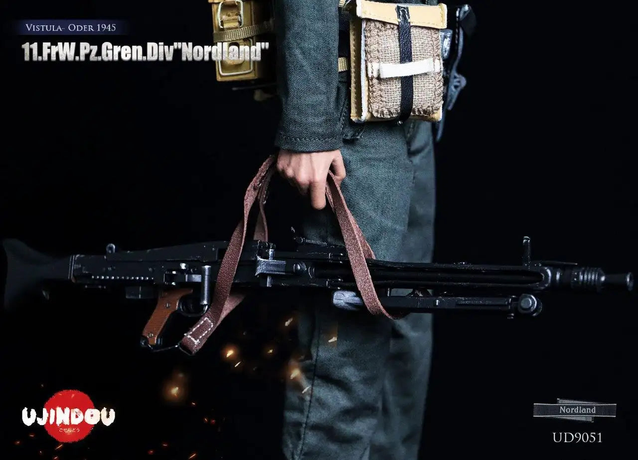 1:6 scale Ujindou WWII German Panzer Grenadier Division "Nordland" 12" Figure UD9051